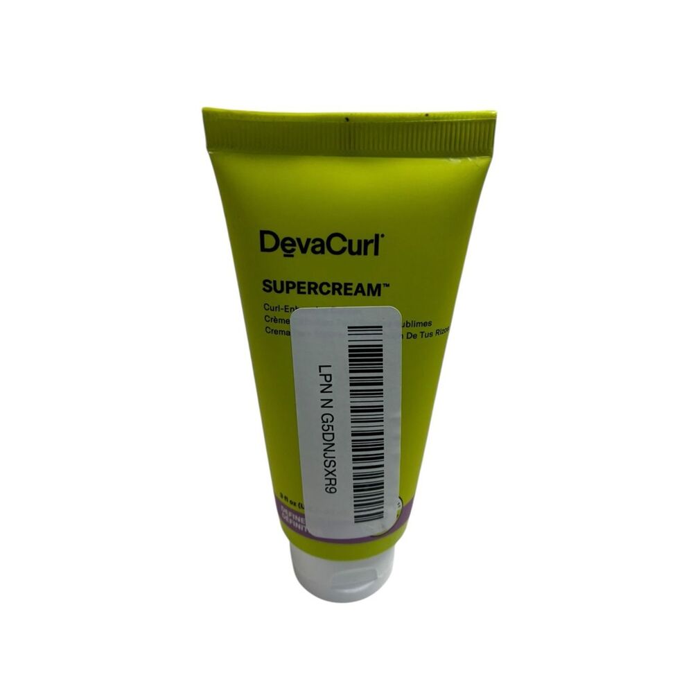 DevaCurl SuperCream Curl Styler Travel Size Defines & Smooths Curls New Unsealed
